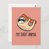 スロースおもしろいはがき ポストカード (正面/裏面)