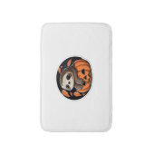 スロースかぼちゃのハロウィーンステッカー特大Tシャツ バスマット (正面縦)