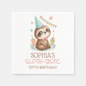 スロースとってもかわいい子供の誕生日 スタンダードカクテルナプキン (正面)