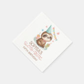 スロースとってもかわいい子供の誕生日 スタンダードカクテルナプキン (角)