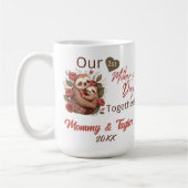 スロースとベビー、私たちの最初の母の日の一緒に コーヒーマグカップ (左)