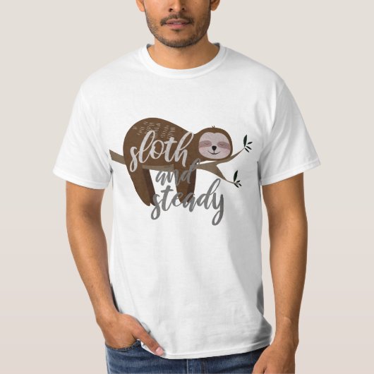 スロースと安定Tシャツ Tシャツ (正面)