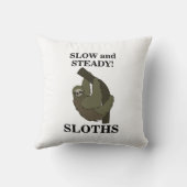 スロースのスロースは遅く安定したスロスおもしろいト クッション (裏面)