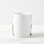 スロースのスロースは遅く安定したスロスおもしろいト コーヒーマグカップ (中央)