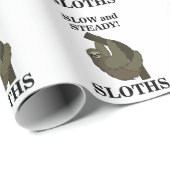 スロースのスロースは遅く安定したスロスおもしろいト ラッピングペーパー (ロールコーナー)