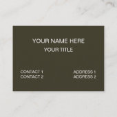 スロースのスロースは遅く安定したスロスおもしろいト 名刺 (裏面)