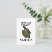 スロースのスロースは遅く安定したスロスおもしろいト 名刺 (スタンド正面)