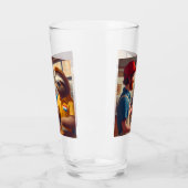 スロースのファストフード労働者 タンブラーグラス (左)