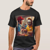 スロースのファストフード労働者 Tシャツ (正面)