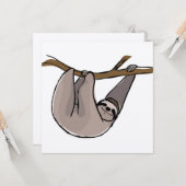 スロースの四角い挨拶カード空白の、 カード (正面/裏面インサイチュ)