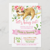 スロースは女つるの子の招待を出そう。 招待状 (正面/裏面)