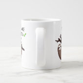 スロースは言う |スロットモードがアクティブ化 ジャンボコーヒーマグカップ (裏面)