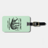 スロースは遅い? ラゲッジタグ (正面横)