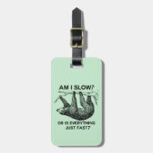 スロースは遅い? ラゲッジタグ (正面縦)