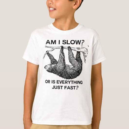 スロースは遅い? Tシャツ (正面)