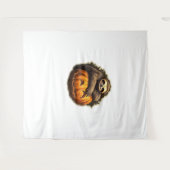 スロースをテーマにしたクラシックハロウィーンTシャツ タペストリー (正面(横))