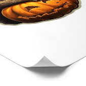 スロースをテーマにしたクラシックハロウィーンTシャツ ポスター (角)