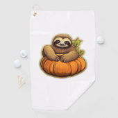 スロースをテーマにしたハロウィーン特大Tシャツ_1 ゴルフタオル (インサイチュ)