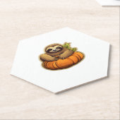 スロースをテーマにしたハロウィーン特大Tシャツ_1 ペーパーコースター (アングル)