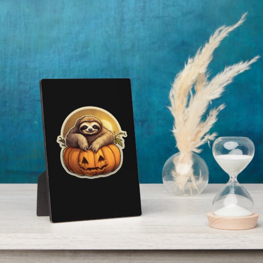 スロースをテーマクラシックにしたハロウィーンTシャツ_1 フォトプラーク (側面)