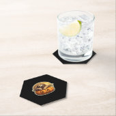 スロースをテーマクラシックにしたハロウィーンTシャツ_1 ペーパーコースター (インサイチュ)