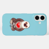 スロースをハートで冷白熱［赤熱］光を放つやす Case-Mate iPhoneケース (裏面 (横))
