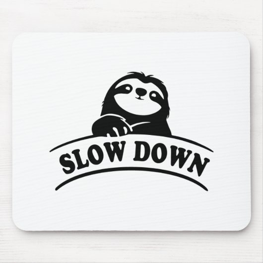 スロースを遅くする マウスパッド (正面)