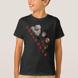 スロースカスタムハッピーハローウィンシャツスロートグラフィック Tシャツ