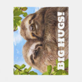 スロースカップル フリースブランケット (正面)