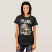 スロースサイクリングクおもしろいラブ Tシャツ (正面フル)