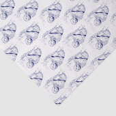 スローススケッチリトグラフ#1ブルー 薄葉紙 (詳細)