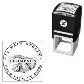 スローススケッチリトグラフ#1名差出人住所 セルフインキングスタンプ (インサイチュ)