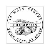 スローススケッチリトグラフ#1名差出人住所 セルフインキングスタンプ (デザイン)