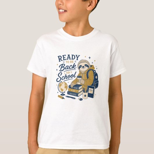 スロースターターのためのスクールグッズ Tシャツ (正面)