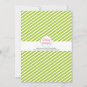 スローステーマキッド誕生日 招待状 (裏面)