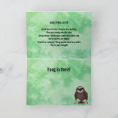 スロースデザイングリーティングカード カード (内部)