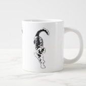 スローストレッチタブビーキャットマグ ジャンボコーヒーマグカップ (右)