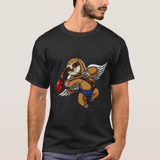 スロースバレンタインデーキューピッド Tシャツ (正面)