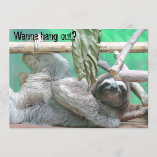 スロースパーティの招待状 招待状