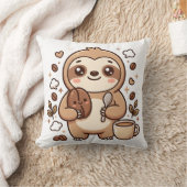 スロースビーンスプーンスロー枕 かわいい クッション (ブランケット)