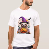スロースピンクハロウィンハット Tシャツ (正面)