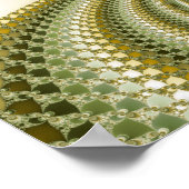 スロースピン – フラクタルアート ポスター (角)