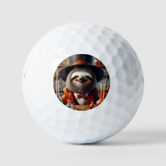 スロース不機嫌科学者 ゴルフボール (正面)