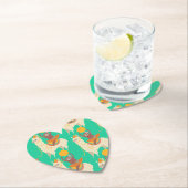 スロース乗馬ラマ模様 ペーパーコースター (インサイチュ)