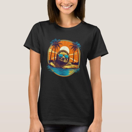 スロース動物男性女性子供11 Tシャツ (正面)