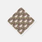 スロース宇宙飛行士パターン スタンダードカクテルナプキン (角)