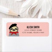 スロース差出人住所ラベル ラベル (インサイチュ)