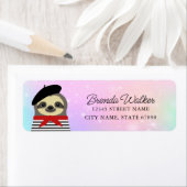 スロース差出人住所ラベル ラベル (インサイチュ)