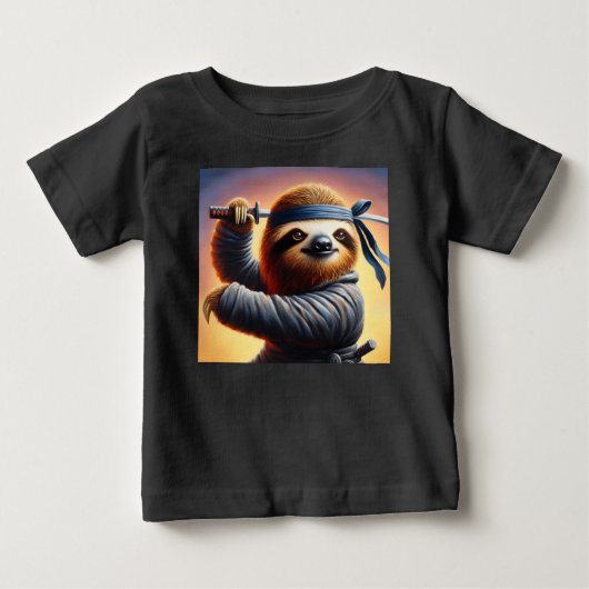 スロース忍者 ベビーTシャツ (正面)