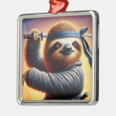 スロース忍者 メタルオーナメント (左)